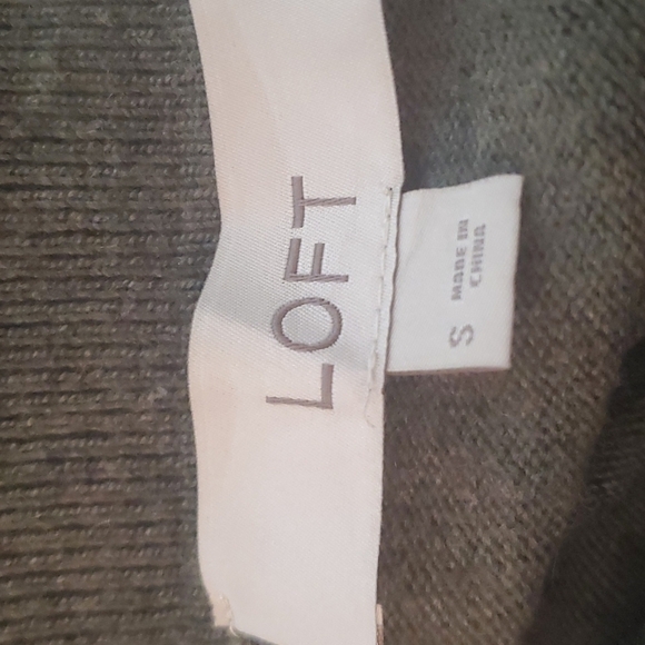 LOFT Ann Taylor drape hem open cardigan - Picture 4 of 6